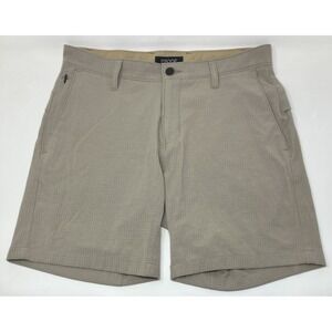Proof Shorts Mens 31 Brown Nomad Khaki Chino Style Flat Front Hiking Camping‎